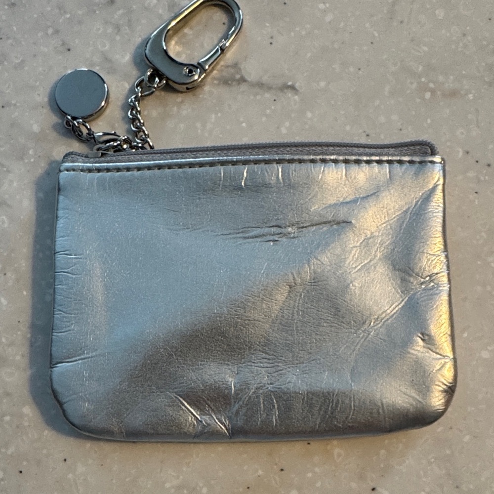 Silver Key & Card Holder